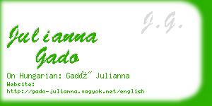 julianna gado business card